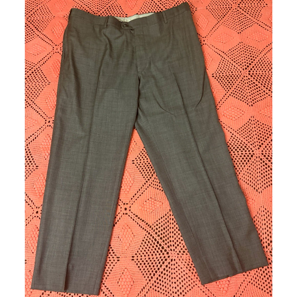 Joseph Abboud Tollegno 1900 Pants Gray Size 40R 100% Wool/Laine - Picture 10 of 11